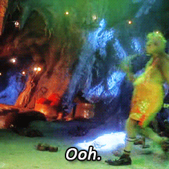 Grinch gif - avoid a green looking tan by not wearing deodorant when spray tanning